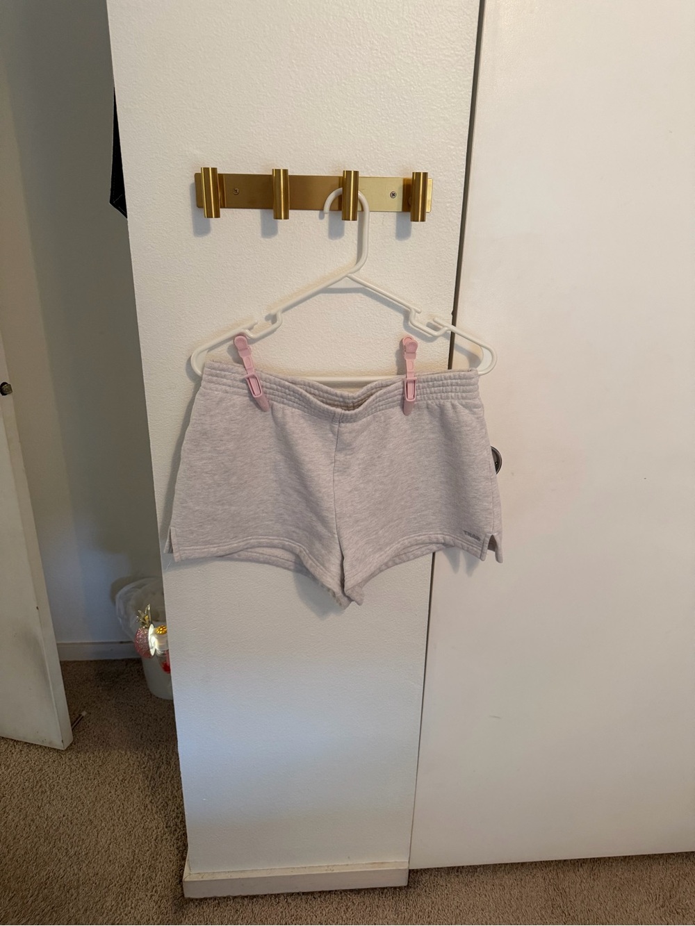 Aritzia grey sweat shorts